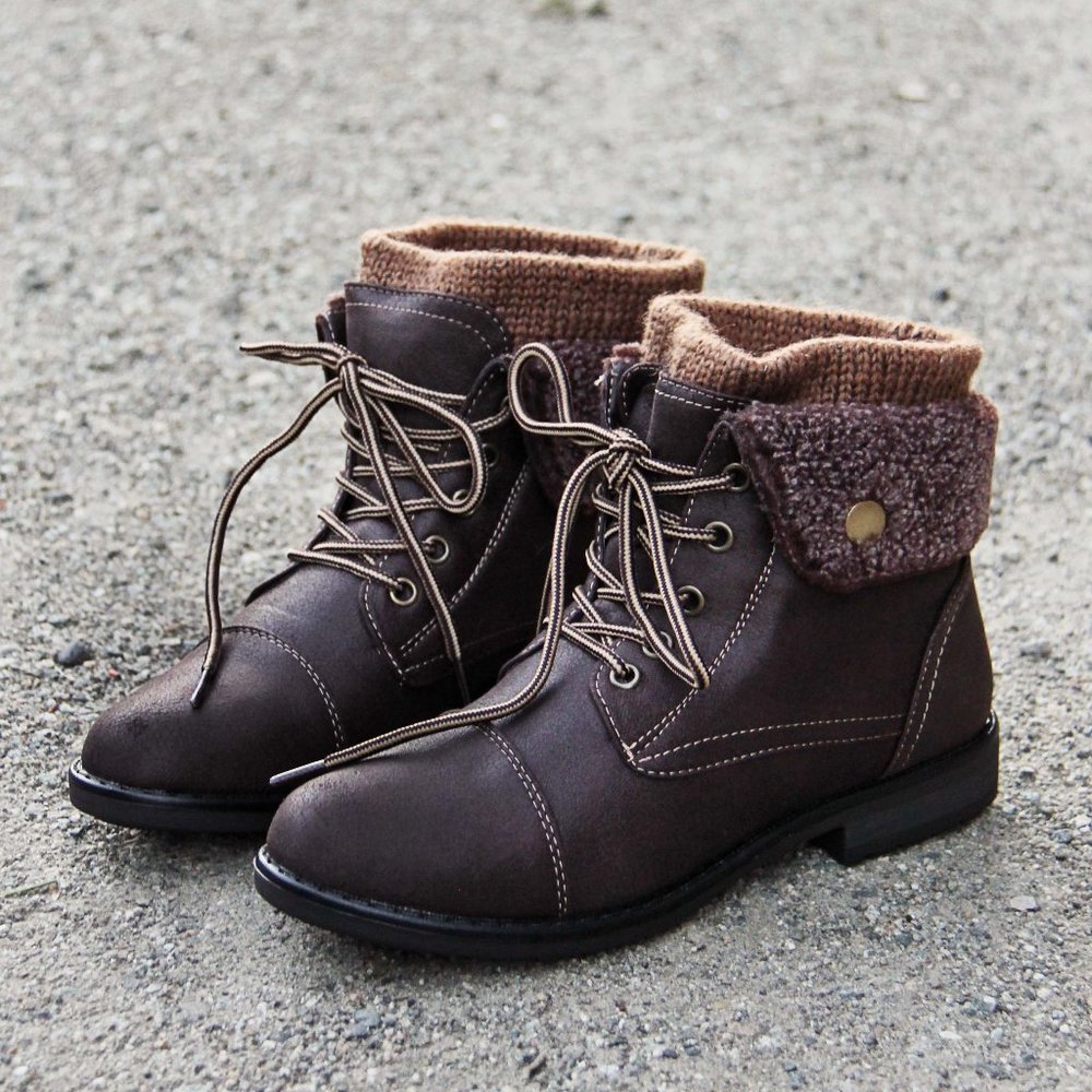 New Fall Nor'Easter Cozy Sweater Boots